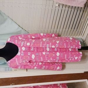 White Stag L/XL 14-18) pink sleepshirt, like new, cute!